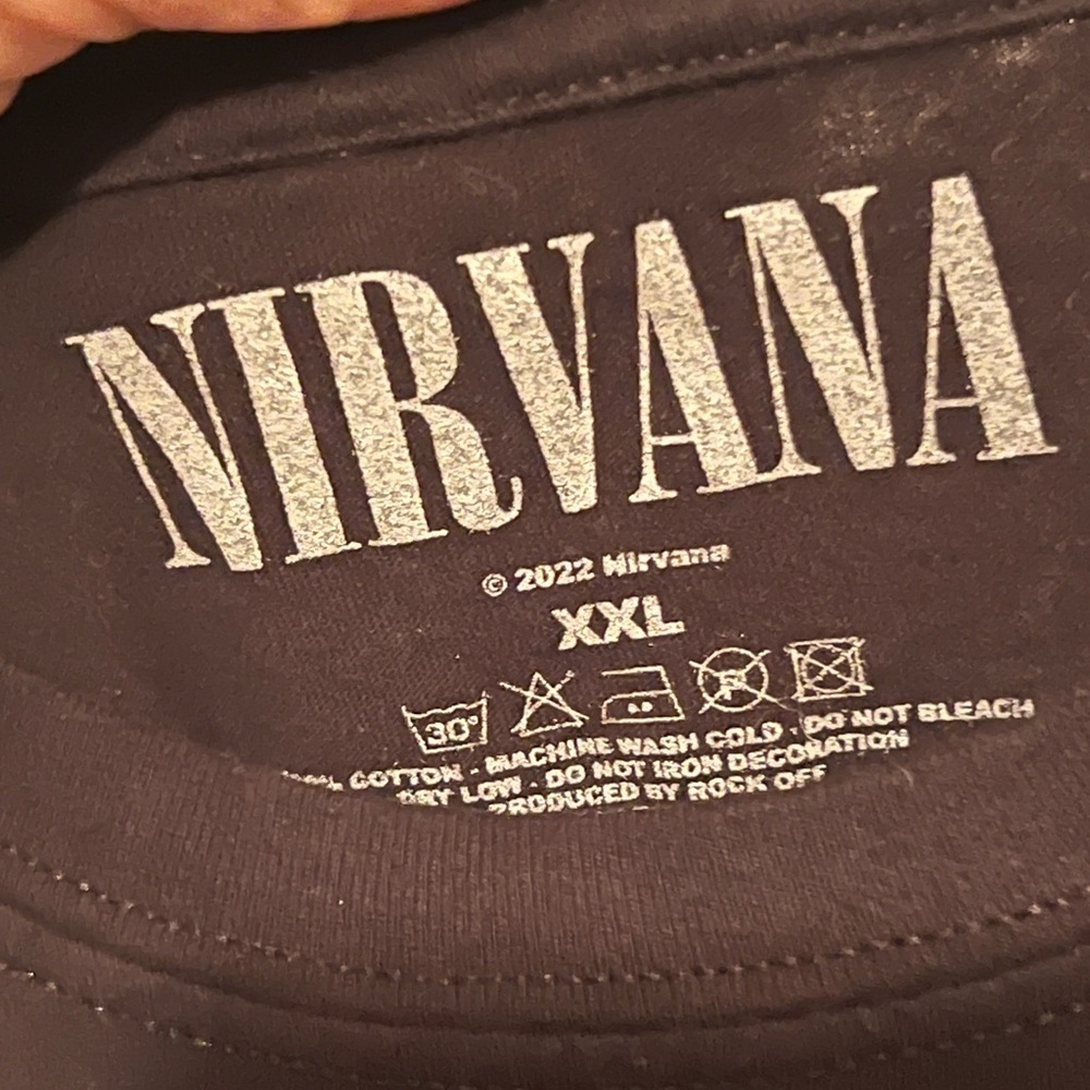 Nirvana Nevermind Graphic T-Shirt Size Men's XXL EUC 2022 Retro - Picture 4 of 4